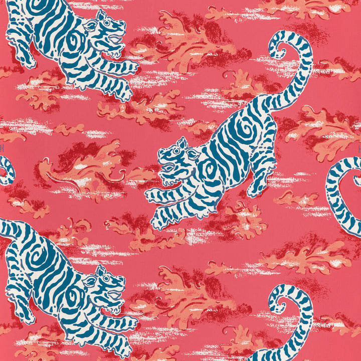 Bongol Paper Poppy by Lee Jofa Wallcovering MINDORO WALLPAPER PAPER - 100% United States Horizontal: 27 and Vertical: 19 27 - Fabric Carolina -