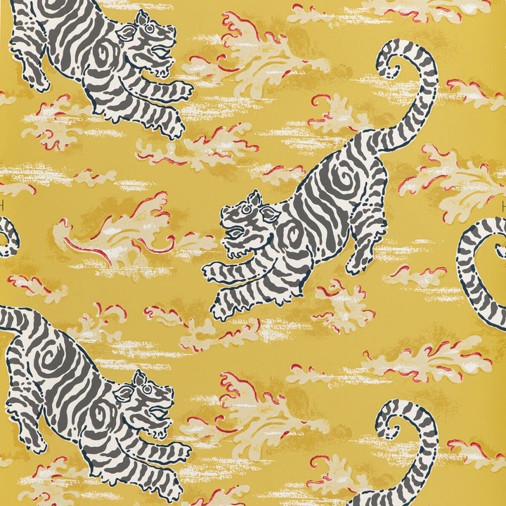 Bongol Paper Citrine by Lee Jofa Wallcovering MINDORO WALLPAPER PAPER - 100% United States Horizontal: 27 and Vertical: 19 27 - Fabric Carolina -