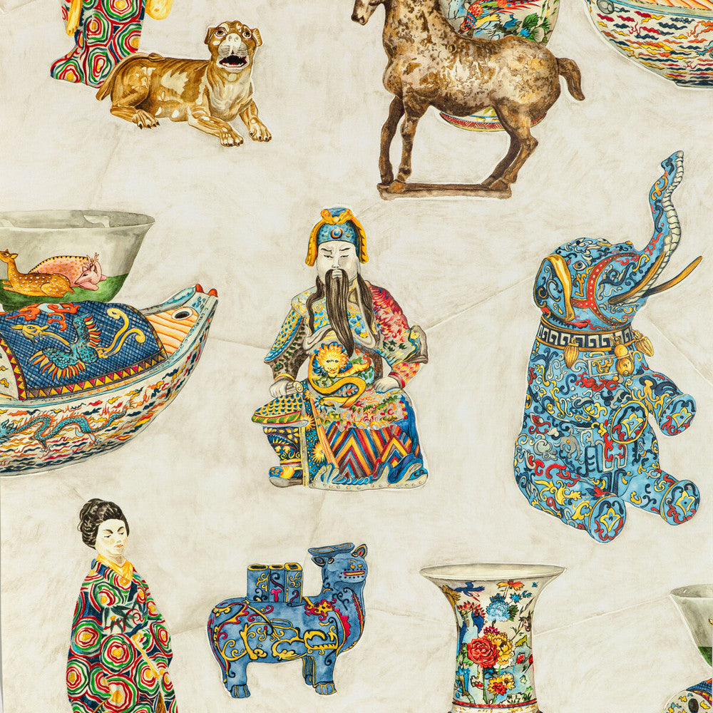 Tambelan Paper Lacquer by Lee Jofa Wallcovering MINDORO WALLPAPER PULP - 80%;POLYESTER - 20% Austria Horizontal: 28.74 and Vertical: 31.1 28.74 - Fabric Carolina -
