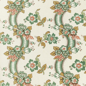 Benday Paper Green/Rose by Lee Jofa Wallcovering