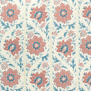 Calico Vine Wp Blue Red P2022102.195.0 by Lee Jofa Wallcovering