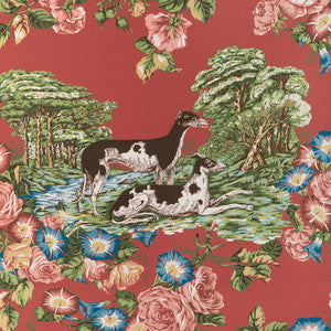 Whippets Paper Red P2023120.19.0 by Lee Jofa Wallcovering