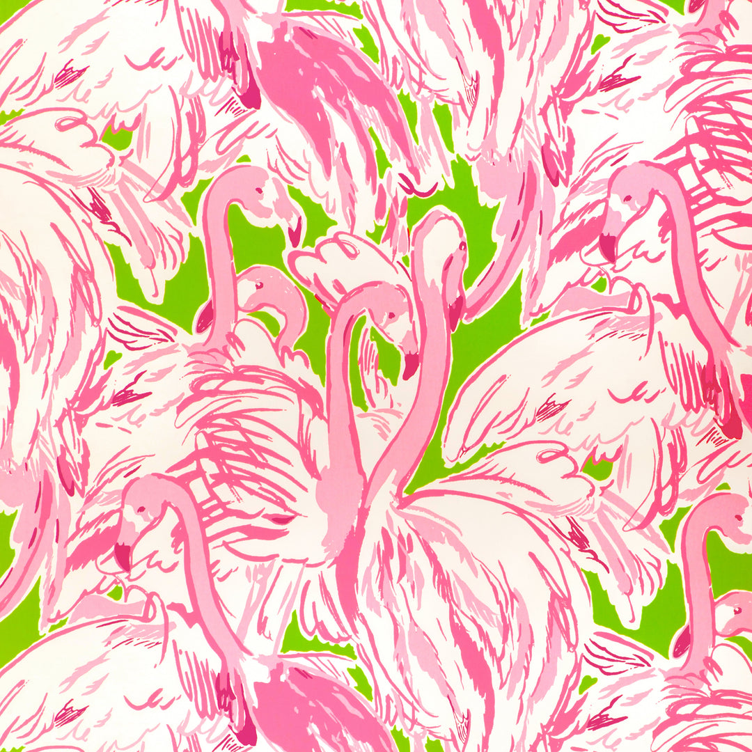 Green/Pink By Lee Jofa Wallcovering