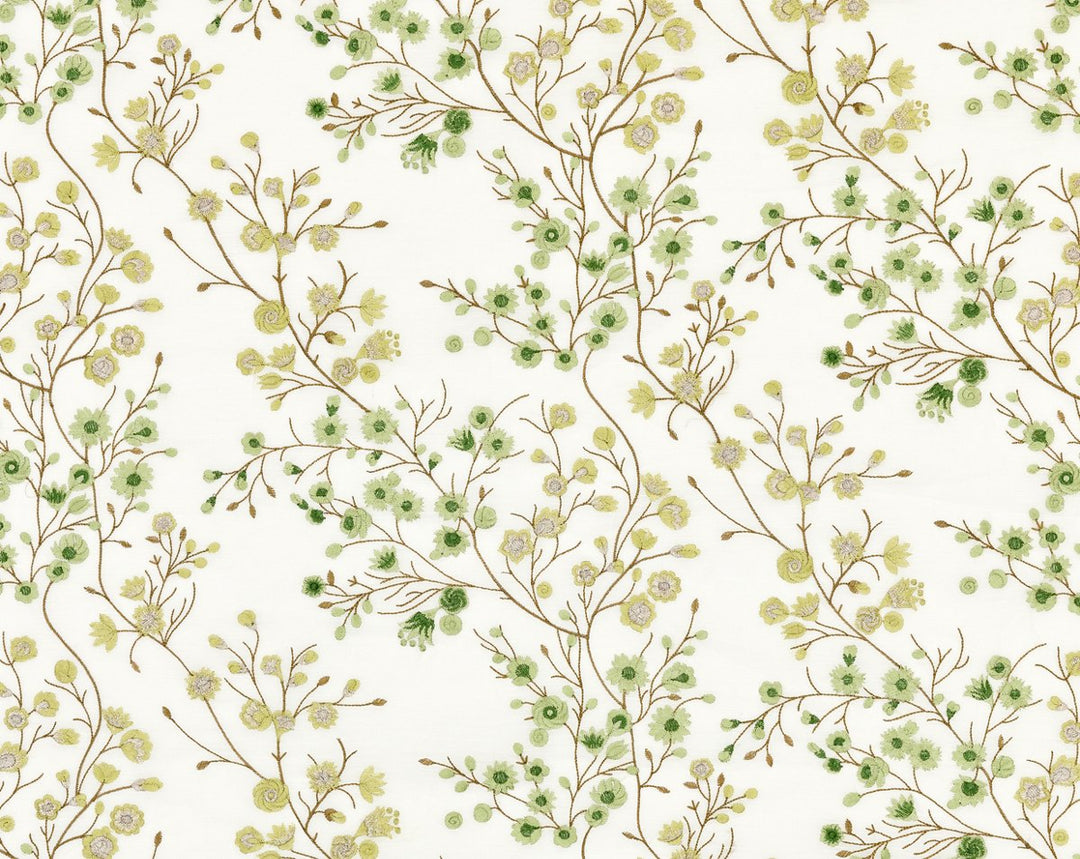 Lilette Sheer Fern P498630001 by Old World Weavers Designer Fabric