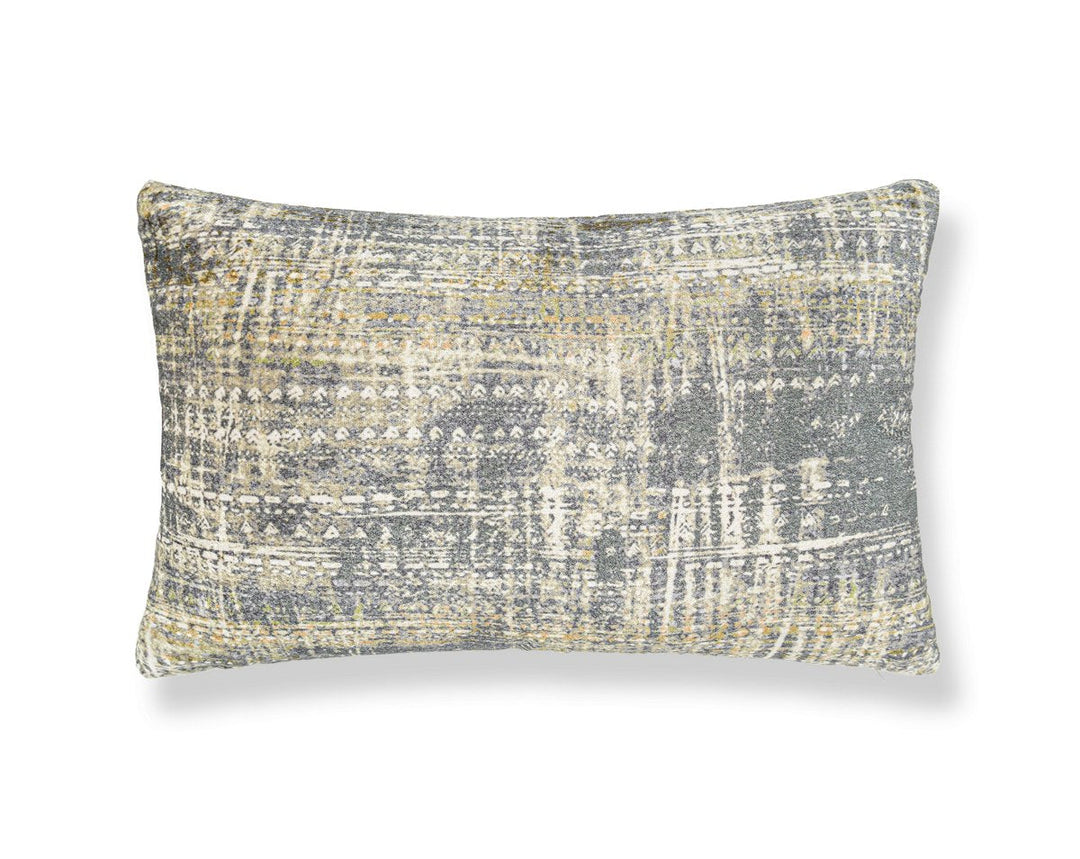 Travertine Grotto Pillow 14 X 22 - Silverpoint P4LBDK25650001 by Scalamandre Designer Pillow