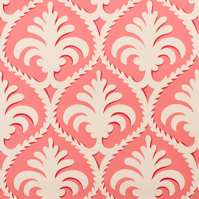 Palmette Coral by Brunschwig & Fils Wallcovering Brunschwig & Fils Wallcovering Palmette CoralWallcovering PAPER - 100% United States </p><p>Repeat: H: 27.5, V: 19 27.5 - Fabric Carolina -