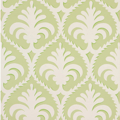 Palmette Green by Brunschwig & Fils Wallcovering Brunschwig & Fils Wallcovering Palmette GreenWallcovering PAPER - 100% United States </p><p>Repeat: H: 27.5, V: 19 27.5 - Fabric Carolina -