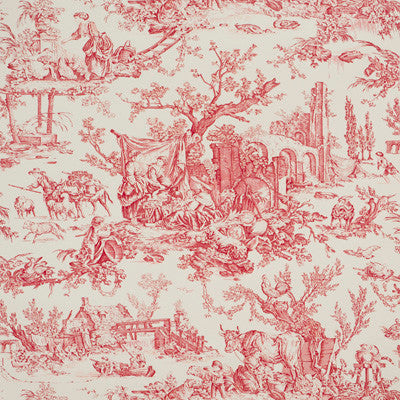 Le Hameau Crimson by Brunschwig & Fils Wallcovering Brunschwig & Fils Wallcovering Le Hameau CrimsonWallcovering PAPER - 100% United States </p><p>Repeat: H: 34.5, V: 34.5 34.5 - Fabric Carolina -