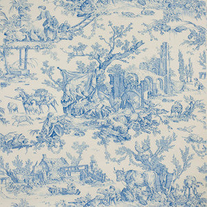 Le Hameau Bluebell by Brunschwig & Fils Wallcovering