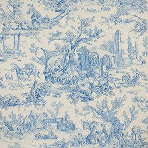 Le Hameau Bluebell by Brunschwig & Fils Wallcovering