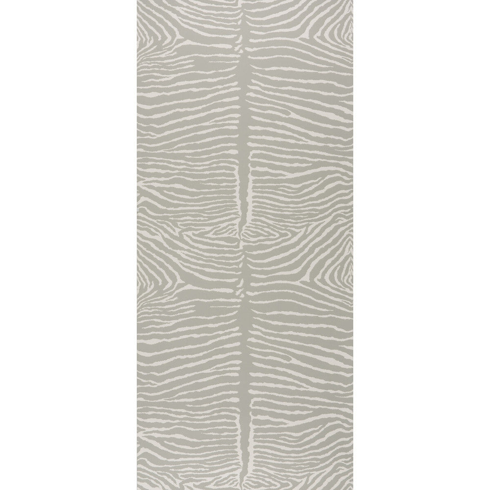 Le Zebre Pewter by Brunschwig & Fils Wallcovering Brunschwig & Fils Wallcovering Le Zebre PewterWallcovering VOLUME 56 PAPER - 100% United States </p><p>Repeat: H: 24, V: 27 24 - Fabric Carolina -
