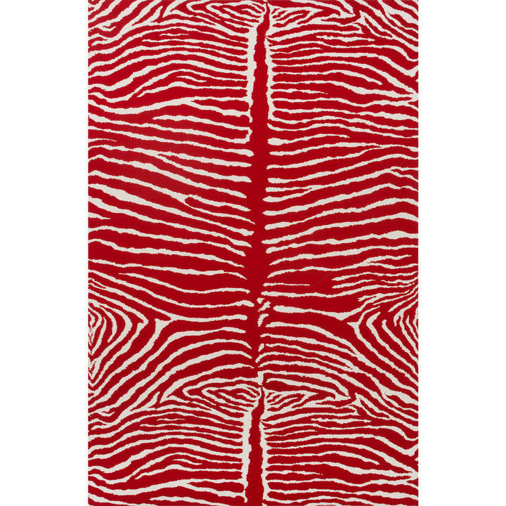 Le Zebre Red by Brunschwig & Fils Wallcovering Brunschwig & Fils Wallcovering Le Zebre RedWallcovering VOLUME 56 PAPER - 100% United States </p><p>Repeat: H: 24, V: 27 24 - Fabric Carolina -
