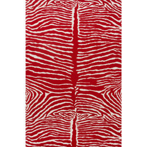Le Zebre Red by Brunschwig & Fils Wallcovering