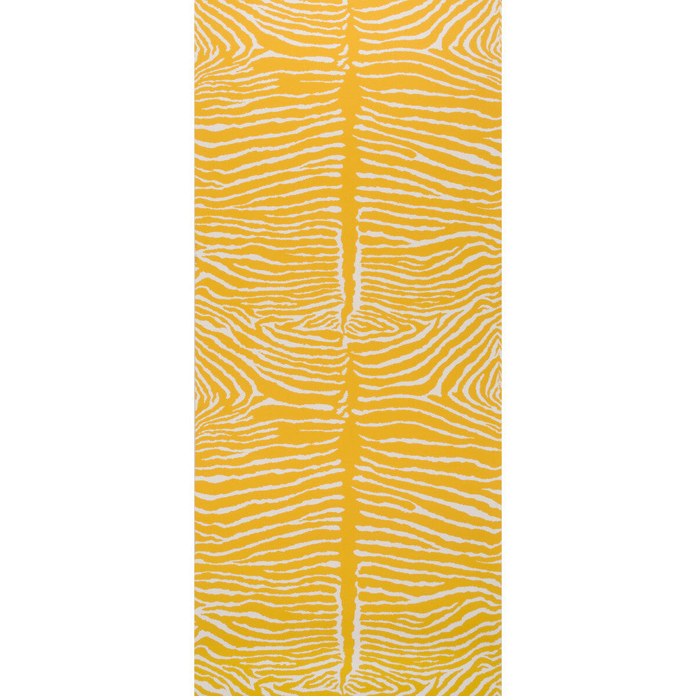 Le Zebre Saffron by Brunschwig & Fils Wallcovering Brunschwig & Fils Wallcovering Le Zebre SaffronWallcovering VOLUME 56 PAPER - 100% United States </p><p>Repeat: H: 24, V: 27 24 - Fabric Carolina -