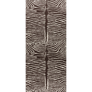 Le Zebre Brown by Brunschwig & Fils Wallcovering