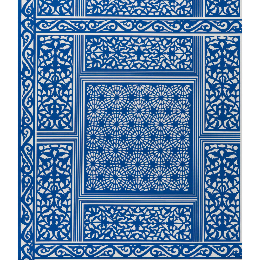 Bombay Colbalt by Brunschwig & Fils Wallcovering Brunschwig & Fils Wallcovering Bombay ColbaltWallcovering VOLUME 56 PAPER - 100% United States </p><p>Repeat: H: 27, V: 28 27 - Fabric Carolina -