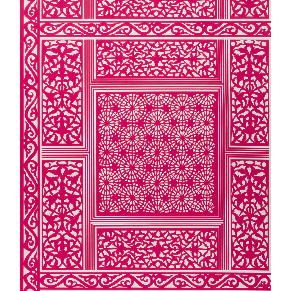 Bombay Fuchsia by Brunschwig & Fils Wallcovering Brunschwig & Fils Wallcovering Bombay FuchsiaWallcovering VOLUME 56 PAPER - 100% United States </p><p>Repeat: H: 27, V: 28 27 - Fabric Carolina -