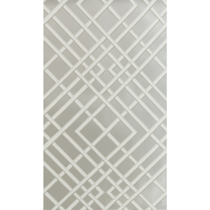 Treillage Sidewall Silver by Brunschwig & Fils Wallcovering Brunschwig & Fils Wallcovering Treillage Sidewall SilverWallcovering VOLUME 56 PAPER - 100% United States </p><p>Repeat: H: 21, V: 21 21 - Fabric Carolina -
