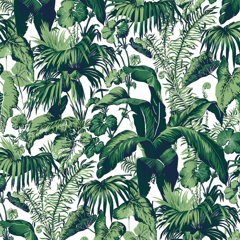 Feuillage Blanc by Brunschwig & Fils Wallcovering Brunschwig & Fils Wallcovering Feuillage BlancWallcovering MADELEINE CASTAING CELLULOSE - 72%;POLYESTER - 28% France </p><p>Repeat: H: 47.24, V: 61 47.24 - Fabric Carolina -