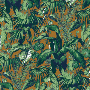 Feuillage Tobacco by Brunschwig & Fils Wallcovering
