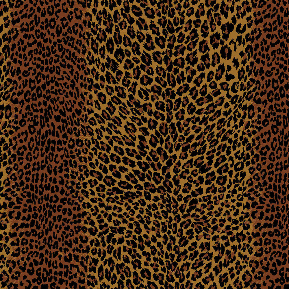 Leopard Chocolate by Brunschwig & Fils Wallcovering Brunschwig & Fils Wallcovering Leopard ChocolateWallcovering MADELEINE CASTAING CELLULOSE - 72%;POLYESTER - 28% France </p><p>Repeat: H: 16.14, V: 37.4 47.24 - Fabric Carolina -