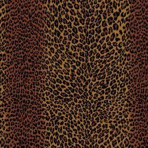 Leopard Chocolate by Brunschwig & Fils Wallcovering
