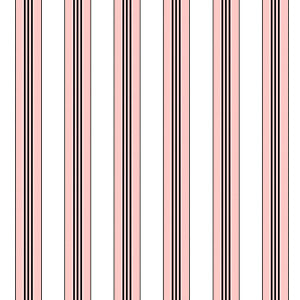 Rayure Lione Rose by Brunschwig & Fils Wallcovering