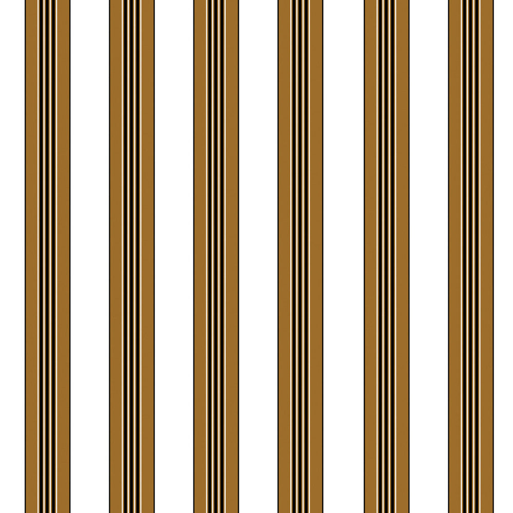 Rayure Lione Tobacco by Brunschwig & Fils Wallcovering Brunschwig & Fils Wallcovering Rayure Lione TobaccoWallcovering MADELEINE CASTAING CELLULOSE - 72%;POLYESTER - 28% France </p><p>Repeat: H: 7.87, V: 0 47.24 - Fabric Carolina -