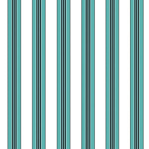 Rayure Lione Aqua by Brunschwig & Fils Wallcovering