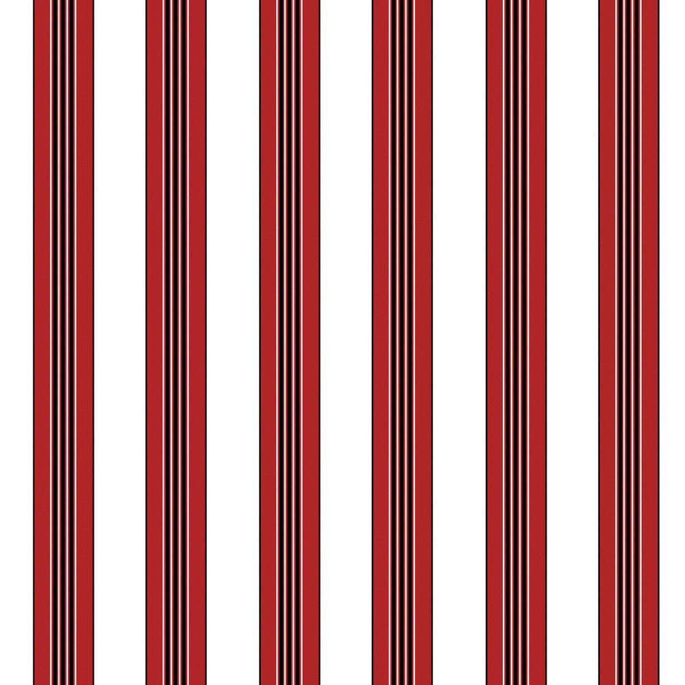 Rayure Lione Red by Brunschwig & Fils Wallcovering Brunschwig & Fils Wallcovering Rayure Lione RedWallcovering MADELEINE CASTAING CELLULOSE - 72%;POLYESTER - 28% France </p><p>Repeat: H: 7.87, V: 0 47.24 - Fabric Carolina -