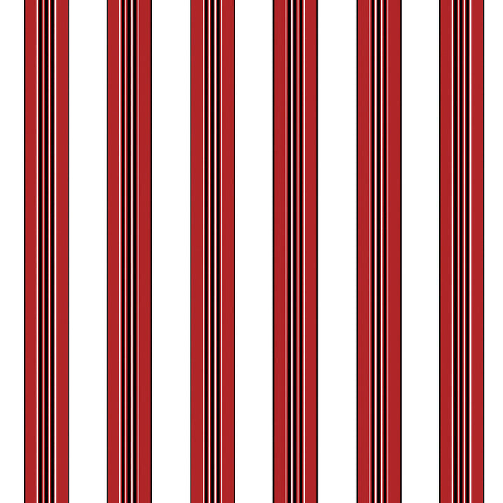 Rayure Lione Red by Brunschwig & Fils Wallcovering Brunschwig & Fils Wallcovering Rayure Lione RedWallcovering MADELEINE CASTAING CELLULOSE - 72%;POLYESTER - 28% France </p><p>Repeat: H: 7.87, V: 0 47.24 - Fabric Carolina -