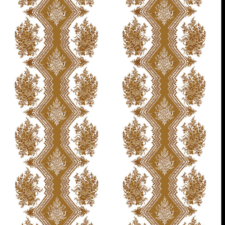 Coppelia Tobacco by Brunschwig & Fils Wallcovering Brunschwig & Fils Wallcovering Coppelia TobaccoWallcovering MADELEINE CASTAING CELLULOSE - 72%;POLYESTER - 28% France </p><p>Repeat: H: 24.41, V: 11 47.24 - Fabric Carolina -