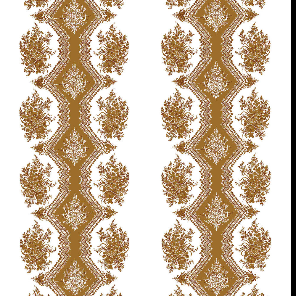 Coppelia Tobacco by Brunschwig & Fils Wallcovering Brunschwig & Fils Wallcovering Coppelia TobaccoWallcovering MADELEINE CASTAING CELLULOSE - 72%;POLYESTER - 28% France </p><p>Repeat: H: 24.41, V: 11 47.24 - Fabric Carolina -