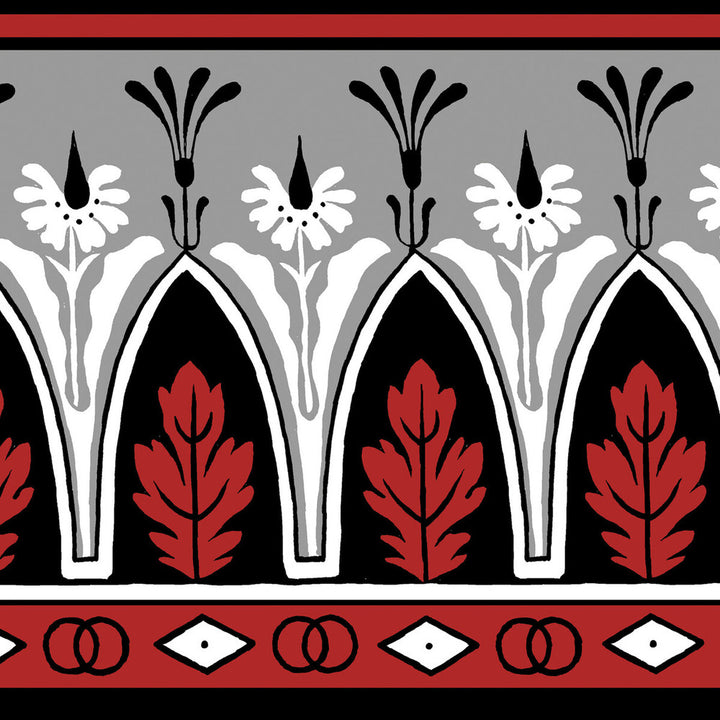 Lola Montez Bdr Red by Brunschwig & Fils Wallcovering Brunschwig & Fils Wallcovering Lola Montez Bdr RedWallcovering MADELEINE CASTAING CELLULOSE - 72%;POLYESTER - 28% France </p><p>Repeat: H: 4.87, V: 4.87 4.87 - Fabric Carolina -