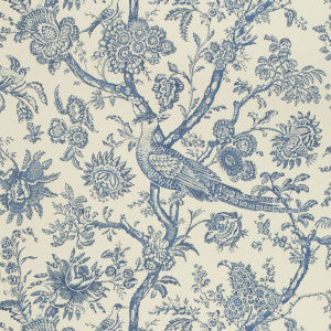 Cevennes Indigo by Brunschwig & Fils Wallcovering