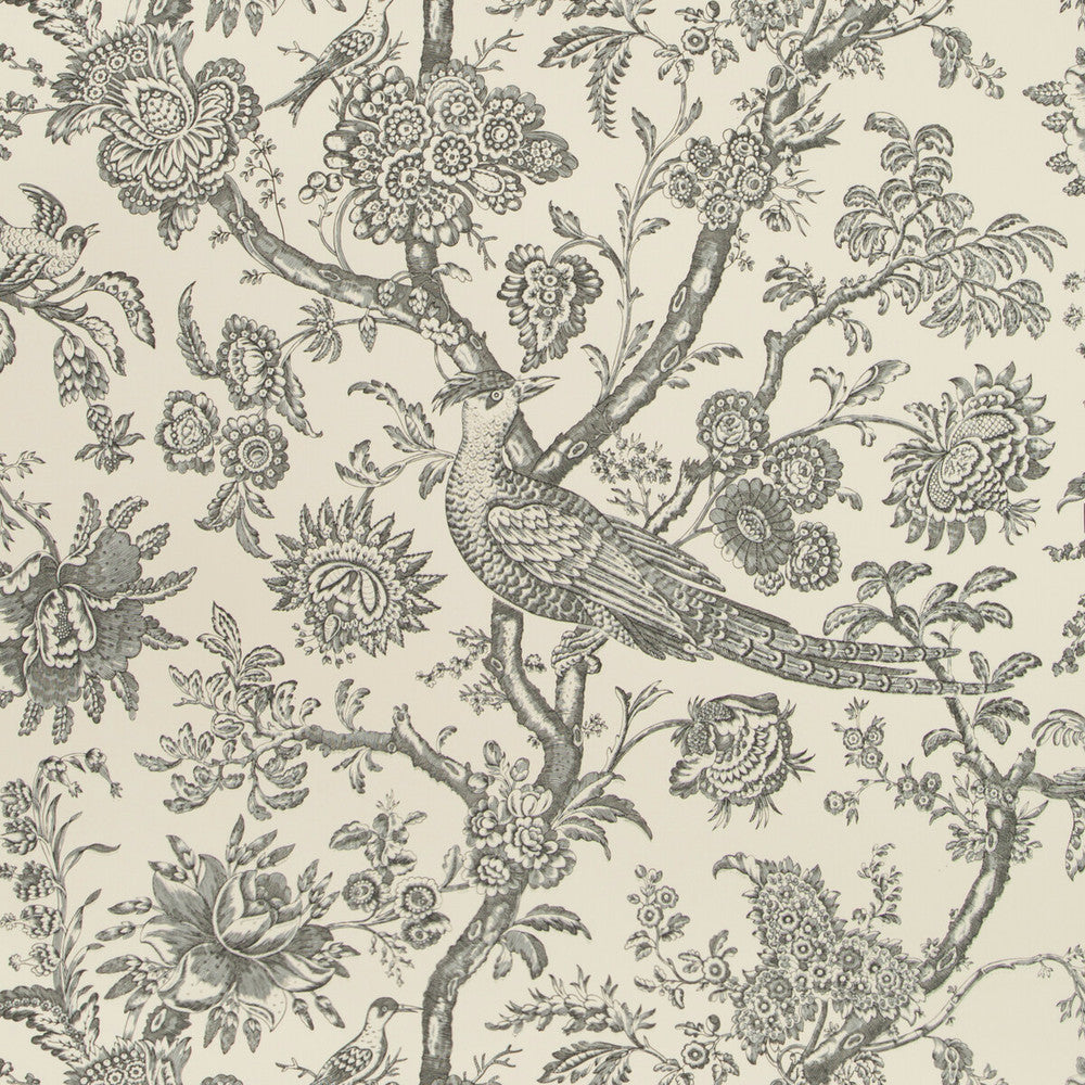 Cevennes Onyx by Brunschwig & Fils Wallcovering Brunschwig & Fils Wallcovering Cevennes OnyxWallcovering VOLUME 57 PAPER - 100% United States </p><p>Repeat: H: 27, V: 25.25 27 - Fabric Carolina -