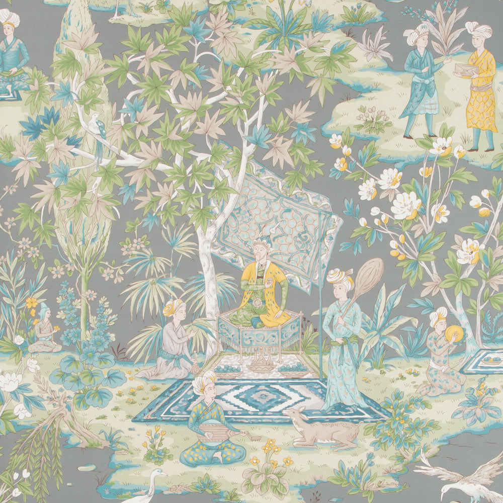 Lodi Garden Grey by Brunschwig & Fils Wallcovering Brunschwig & Fils Wallcovering Lodi Garden GreyWallcovering VOLUME 57 CELLULOSE - 45%;BINDER - 20%;MINERAL FILLERS - 20%;POLYESTER - 15% United Kingdom </p><p>Repeat: H: 27.5, V: 28.7 27.5 - Fabric Carolina -