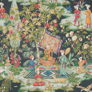 Lodi Garden Onyx by Brunschwig & Fils Wallcovering