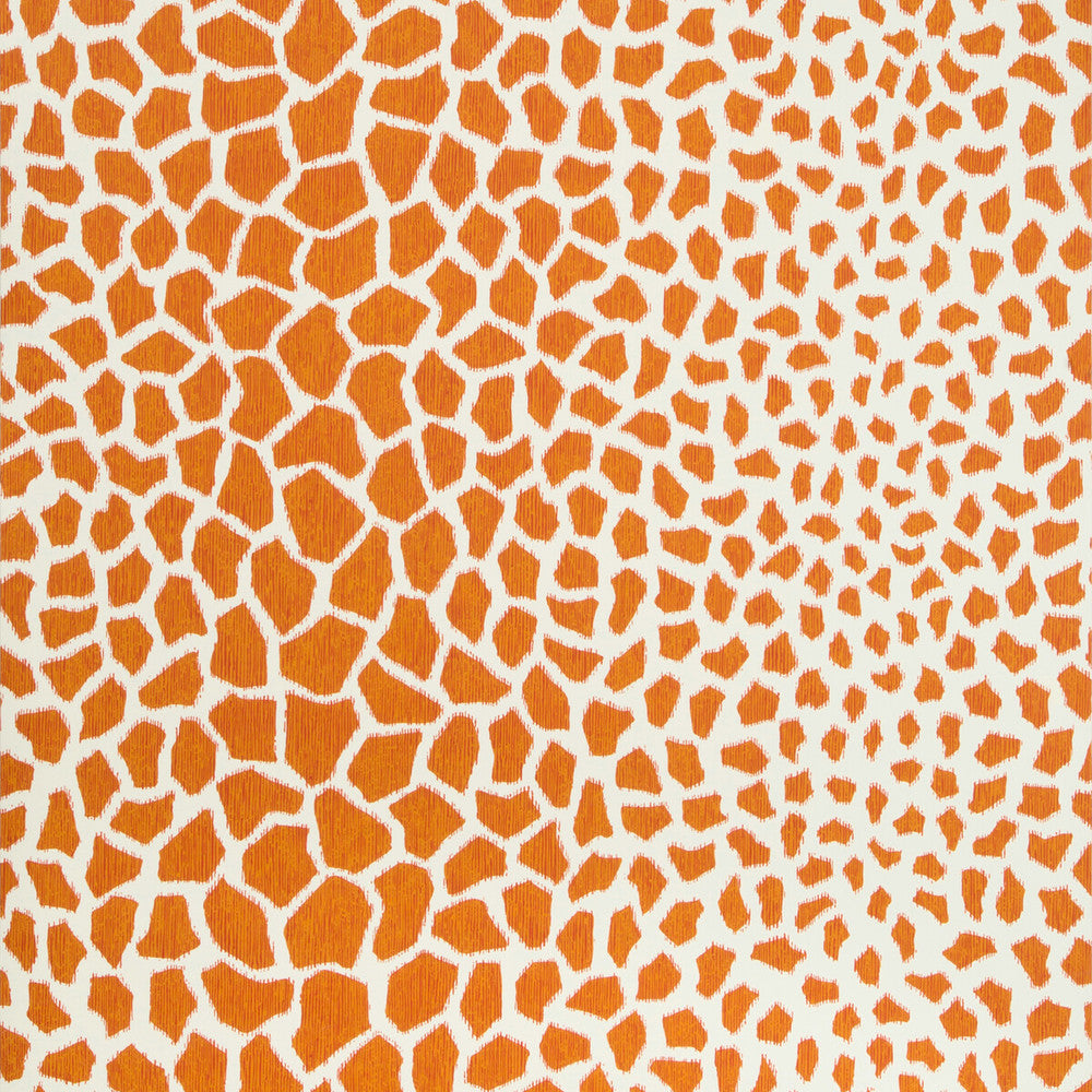 Jiraffa Persimmon by Brunschwig & Fils Wallcovering Brunschwig & Fils Wallcovering Jiraffa PersimmonWallcovering VOLUME 57 PAPER - 100% United States </p><p>Repeat: H: 27, V: 27 27 - Fabric Carolina -