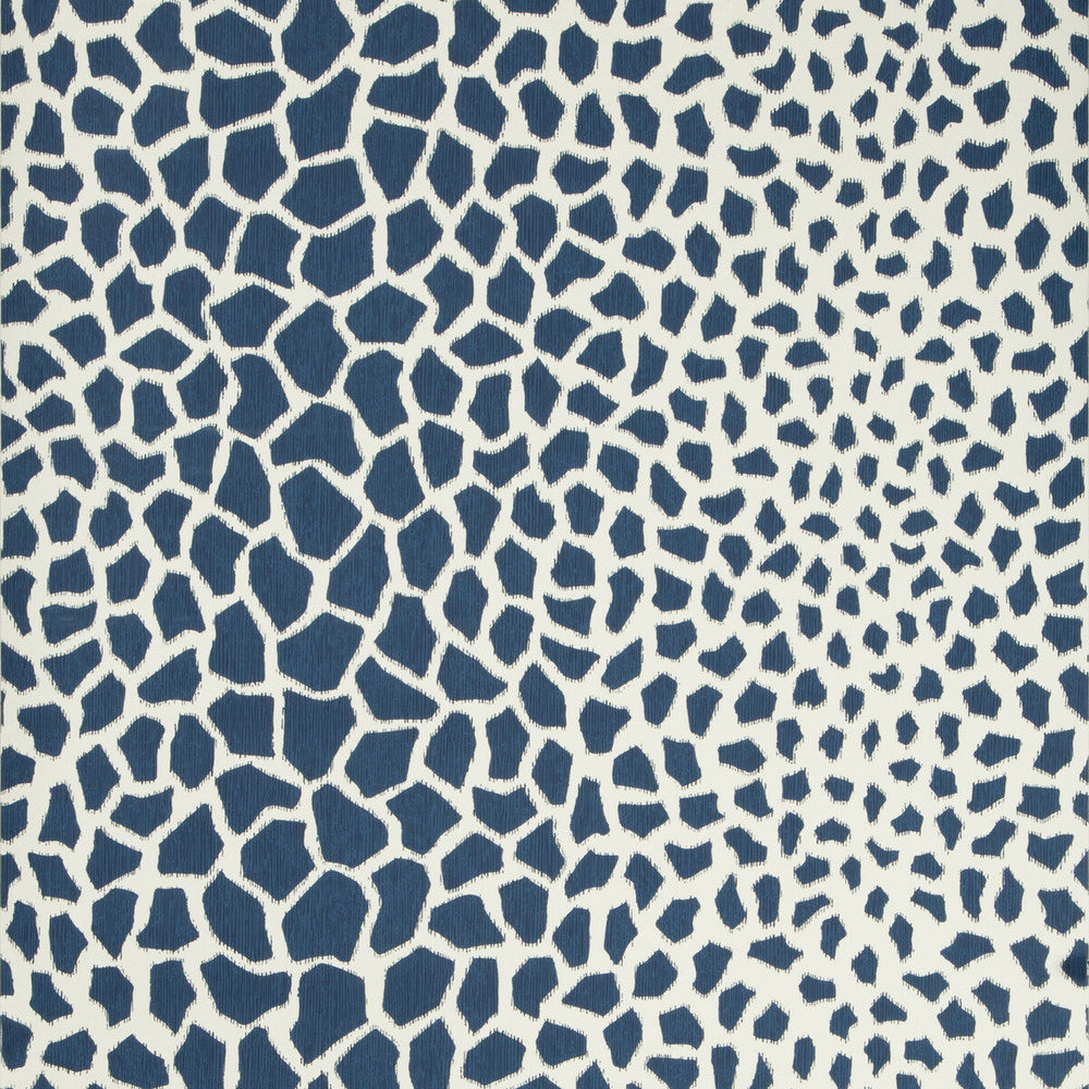 Jiraffa Indigo by Brunschwig & Fils Wallcovering Brunschwig & Fils Wallcovering Jiraffa IndigoWallcovering VOLUME 57 PAPER - 100% United States </p><p>Repeat: H: 27, V: 27 27 - Fabric Carolina -