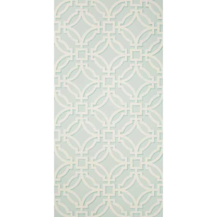 Salvy Aqua by Brunschwig & Fils Wallcovering Brunschwig & Fils Wallcovering Salvy AquaWallcovering VOLUME 57 PAPER - 100% United States </p><p>Repeat: H: 27, V: 27 27 - Fabric Carolina -