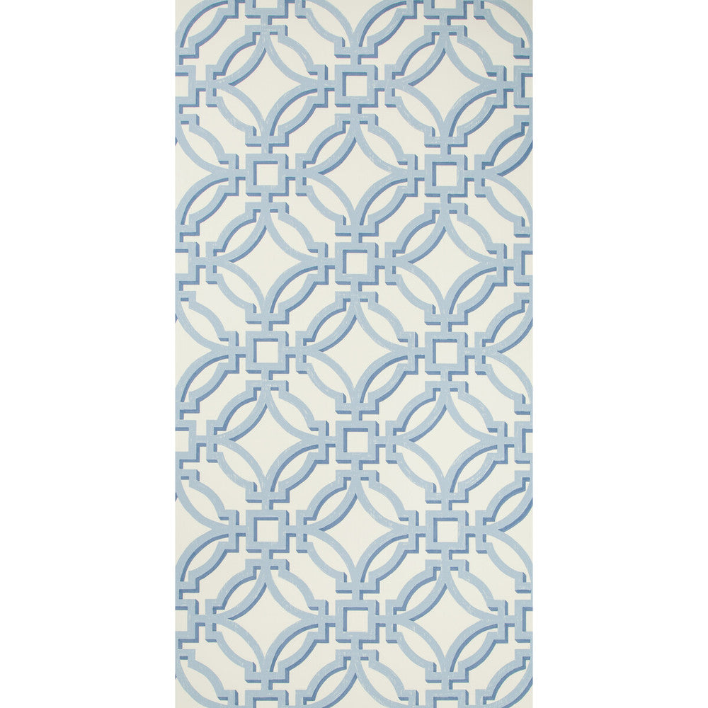 Salvy Sky by Brunschwig & Fils Wallcovering Brunschwig & Fils Wallcovering Salvy SkyWallcovering VOLUME 57 PAPER - 100% United States </p><p>Repeat: H: 27, V: 27 27 - Fabric Carolina -