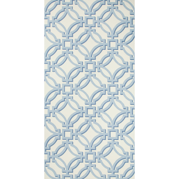 Salvy Sky by Brunschwig & Fils Wallcovering Brunschwig & Fils Wallcovering Salvy SkyWallcovering VOLUME 57 PAPER - 100% United States </p><p>Repeat: H: 27, V: 27 27 - Fabric Carolina -