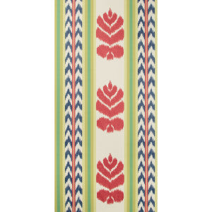 Chenonceaux Red/Blue by Brunschwig & Fils Wallcovering