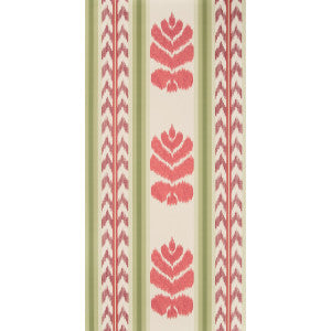 Chenonceaux Coral/Plum by Brunschwig & Fils Wallcovering