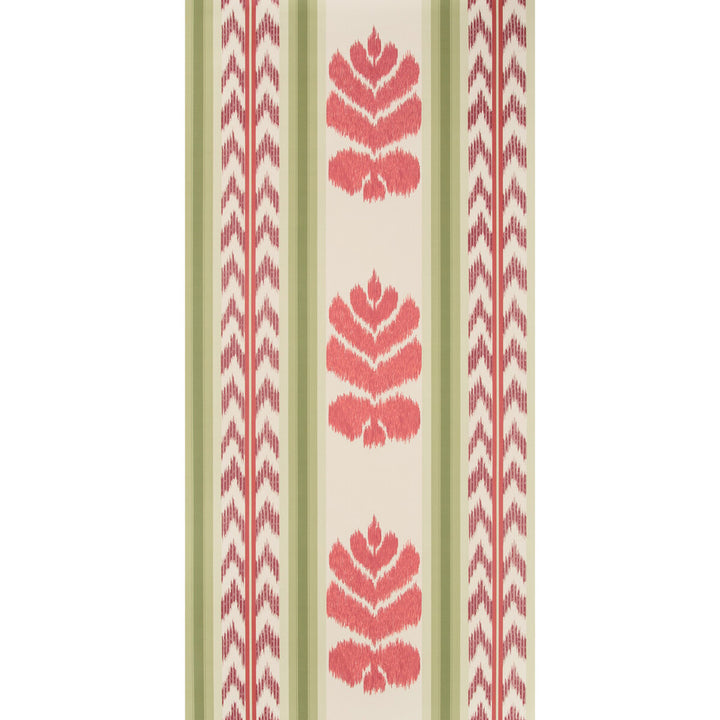 Chenonceaux Coral/Plum by Brunschwig & Fils Wallcovering Brunschwig & Fils Wallcovering Chenonceaux Coral/PlumWallcovering VOLUME 57 CELLULOSE - 60%;POLYESTER - 24%;MINERAL FILLERS - 12%;BINDER - 4% Italy </p><p>Repeat: H: 26.77, V: 18.82 26.77 - Fabric Carolina -