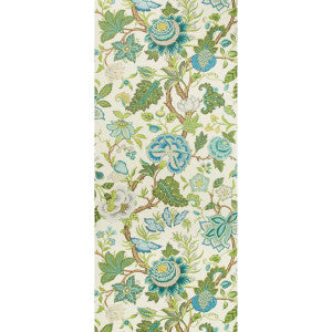 Nizam Spring/Aqua by Brunschwig & Fils Wallcovering