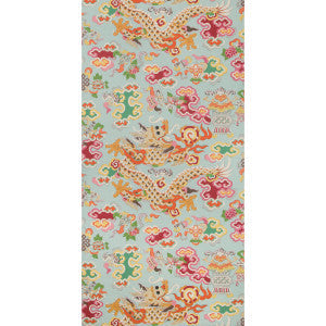 Ming Dragon Aqua by Brunschwig & Fils Wallcovering