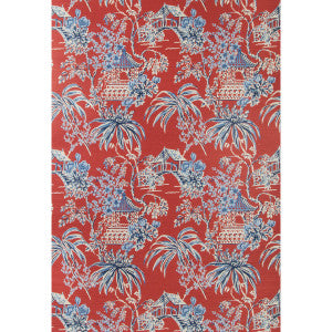 Tongli Red by Brunschwig & Fils Wallcovering
