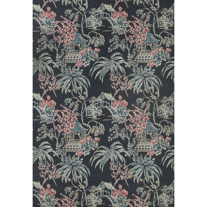Tongli Midnight by Brunschwig & Fils Wallcovering Brunschwig & Fils Wallcovering Tongli MidnightWallcovering SUMMER PALACE WALLPAPERS SISAL - 100% United Kingdom </p><p>Repeat: H: 16.73, V: 20.79 33.5 - Fabric Carolina -
